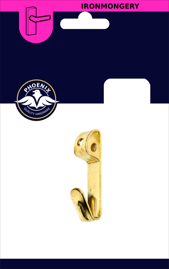 Phx No. 2 Single Picture Hook Brass – Bolgers of Ballycogley Homevalue  Hardware